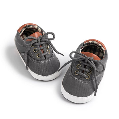 Baby Girls Boys Canvas Shoes Infant Casual Sneakers Newborn Crib Shoe for First Walkers 3-18 Months